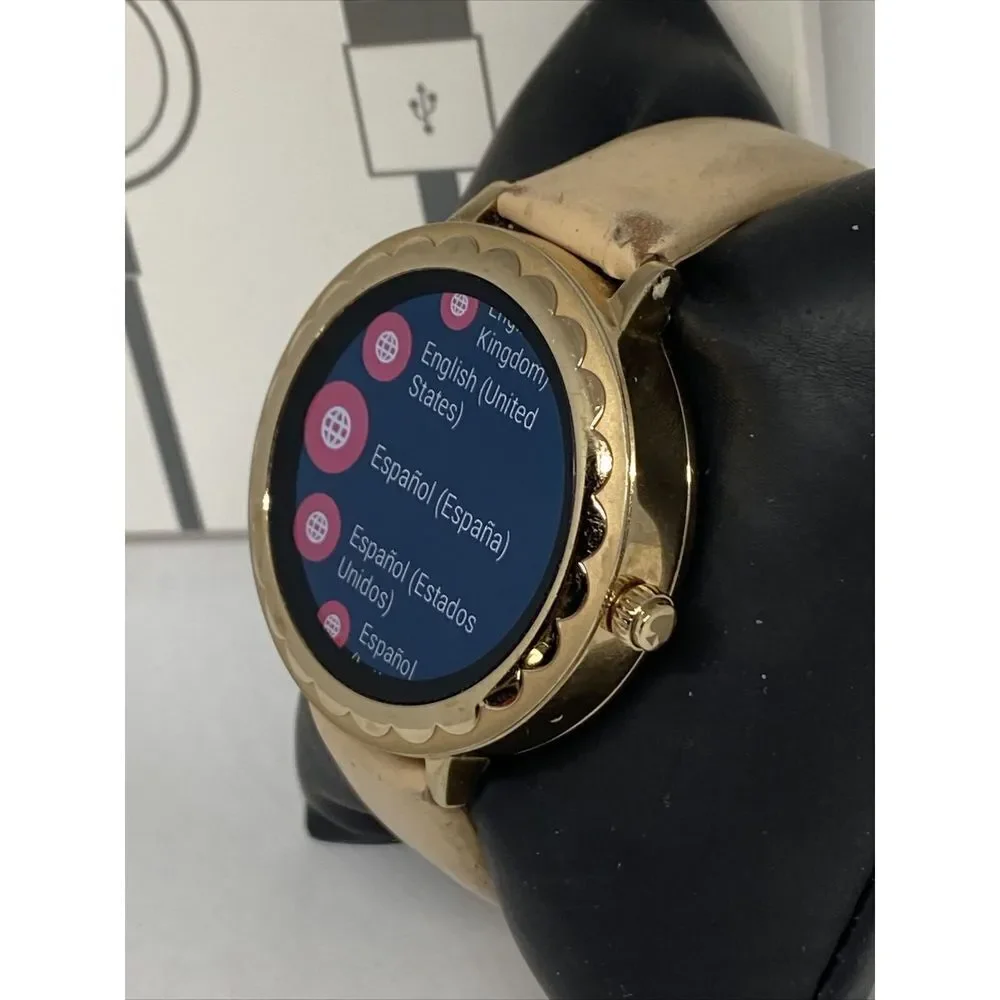 Kate Spade Gen 3 KST2003 Women's Sand Leather Digital Dial Smart Watch PD253